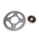 Kit Piñon Y Corona Para Motos - 0