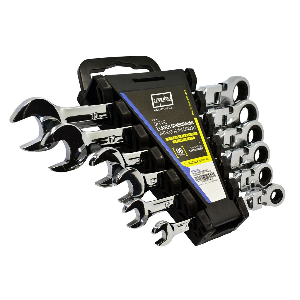 Set Llave Combinada Articulada Criquet - 1