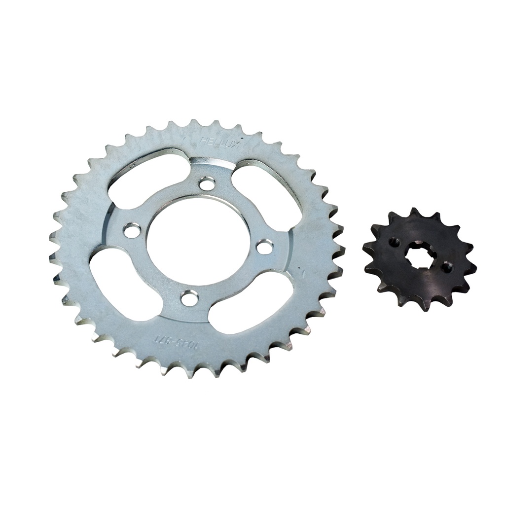 Kit Piñon Y Corona Con Cadena Para Motos - 0