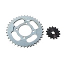 Kit Piñon Y Corona Con Cadena Para Motos - 0