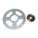 Kit Piñon Y Corona Para Motos - 0