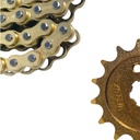 Kit Piñon Y Corona Con Cadena Para Motos - 2