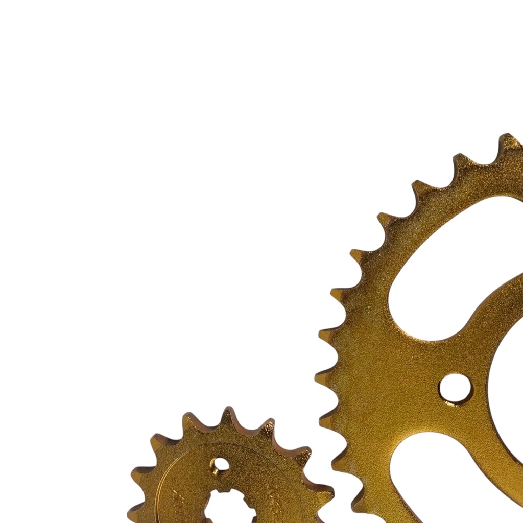 Kit Piñon Y Corona Con Cadena Para Motos - 3