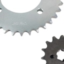 Kit Piñon Y Corona Con Cadena Para Motos - 2