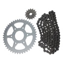 Kit Piñon Y Corona Con Cadena Para Motos - 0