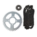 Kit Piñon Y Corona Con Cadena Para Motos - 0