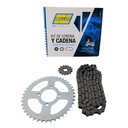 Kit Piñon Y Corona Con Cadena Para Motos - 2