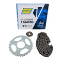 Kit Piñon Y Corona Con Cadena Para Motos - 2