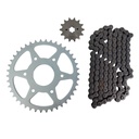 Kit Piñon Y Corona Con Cadena Para Motos - 0