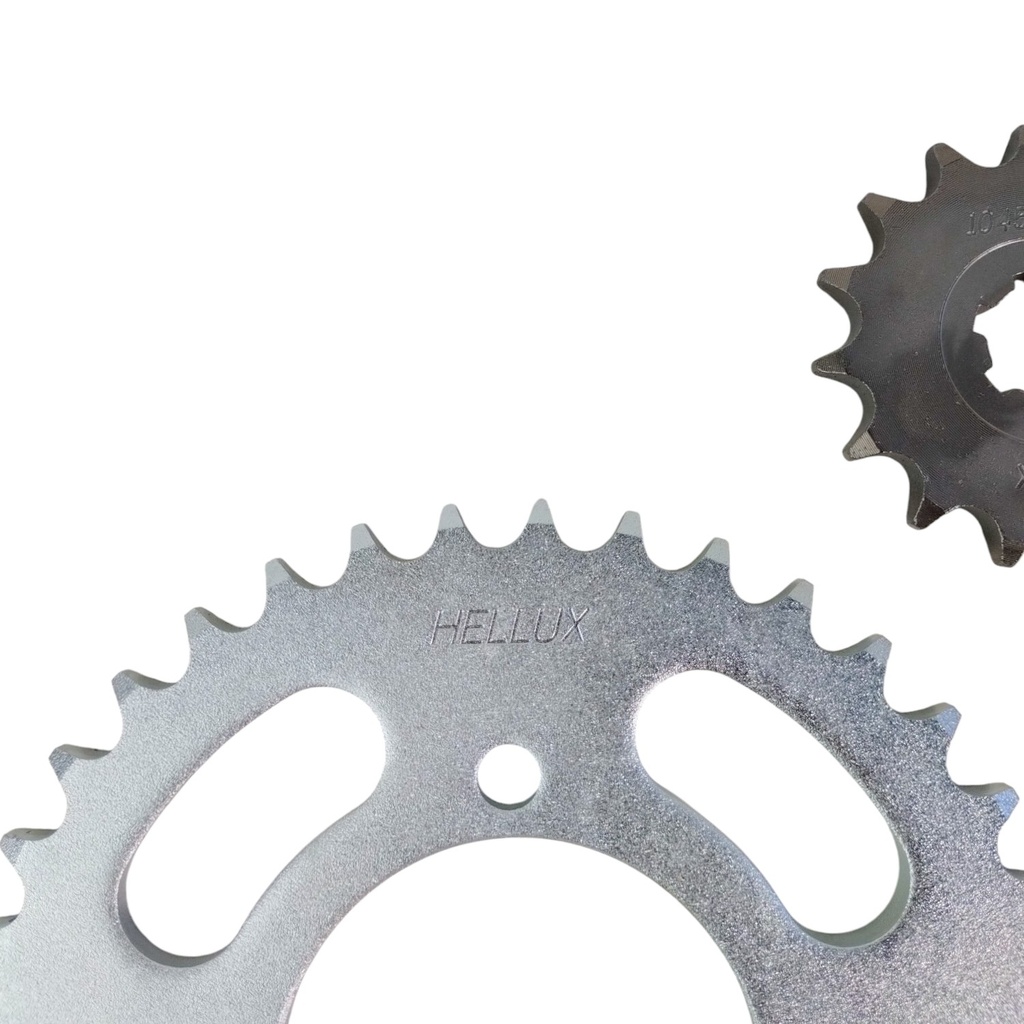 Kit Piñon Y Corona Con Cadena Para Motos - 2