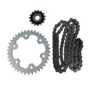 Kit Piñon Y Corona Con Cadena Para Motos - 0