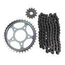 Kit Piñon Y Corona Con Cadena Para Motos - 0