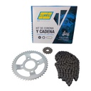 Kit Piñon Y Corona Con Cadena Para Motos - 2