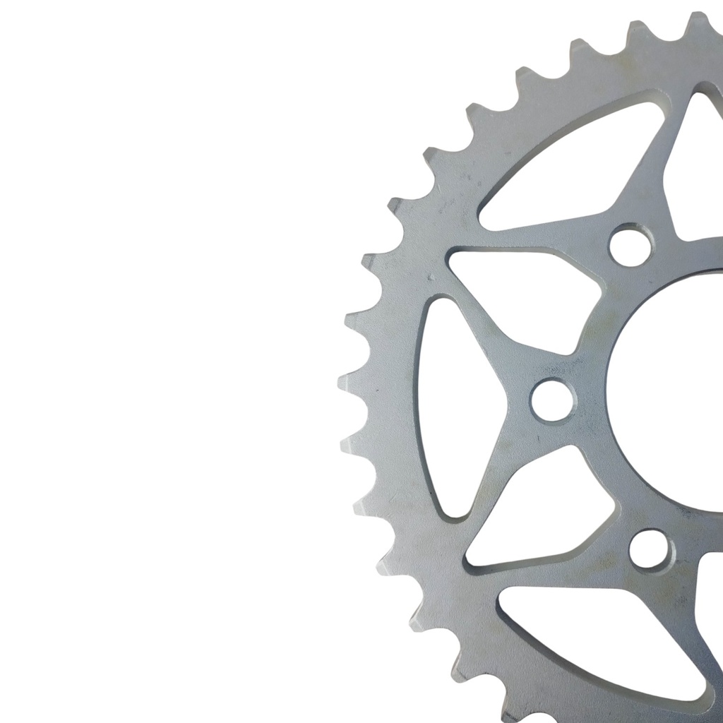 Kit Piñon Y Corona Con Cadena Para Motos - 1