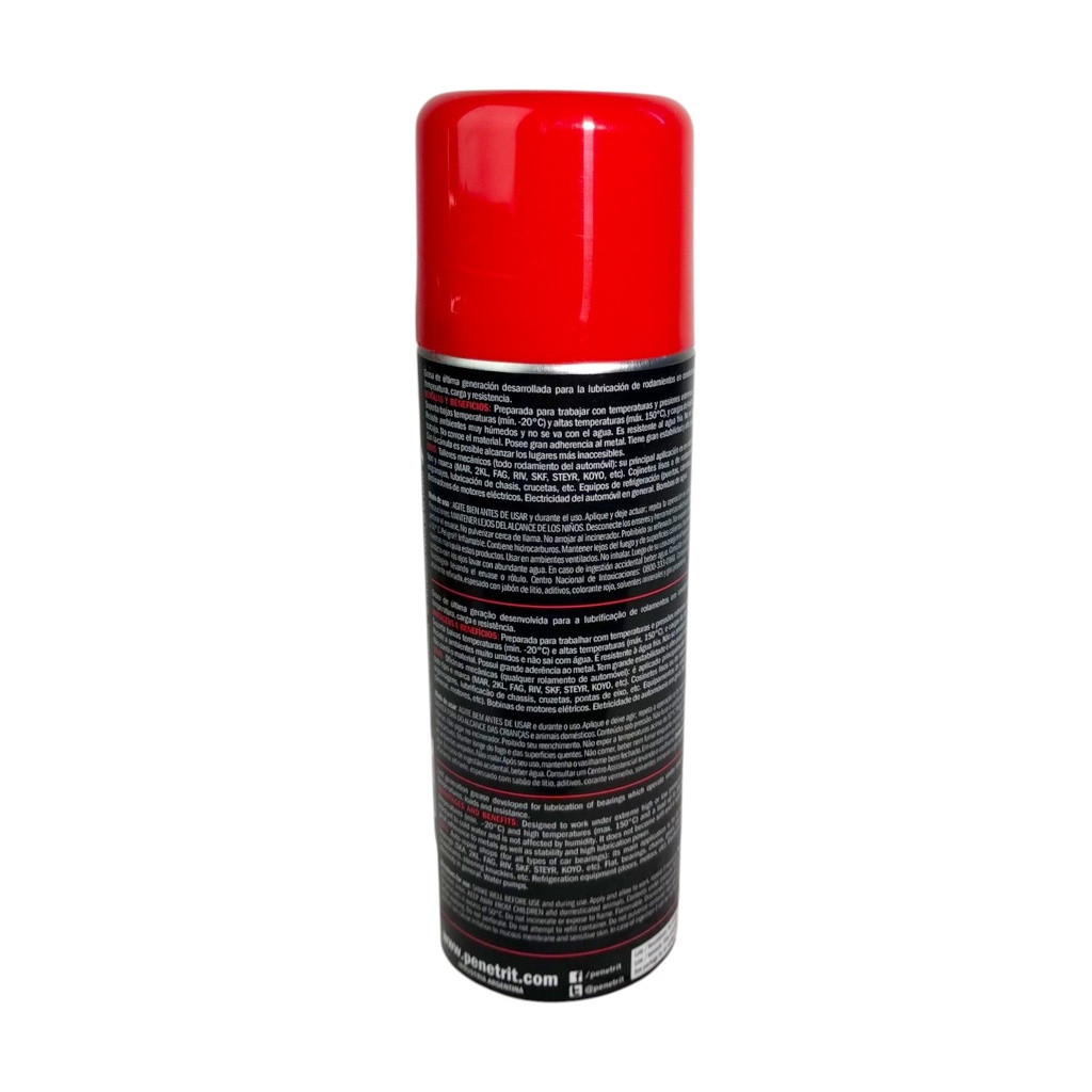 Grasa De Litio Roja En Aerosol - 0