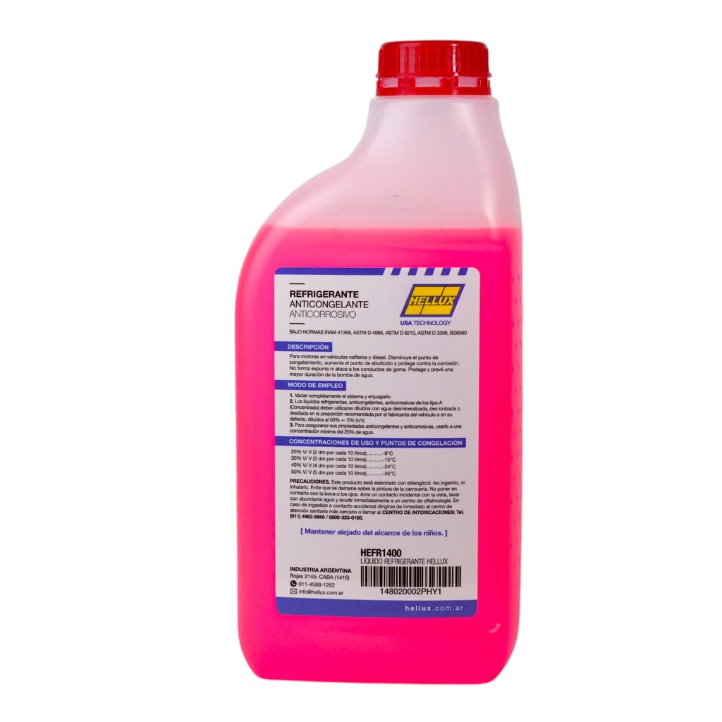 Liquido Refrigerante Organico - 0