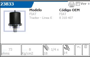 Bulbo De Presion De Aceite Cebolla