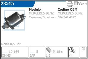 Bulbo De Presion De Aceite Cebolla