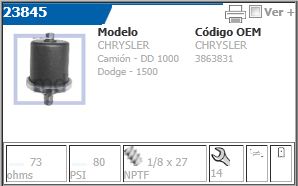 Bulbo De Presion De Aceite Cebolla