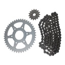 Kit Piñon Y Corona Con Cadena Para Motos