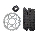 Kit Piñon Y Corona Con Cadena Para Motos