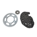 Kit Piñon Y Corona Con Cadena Para Motos