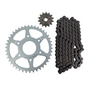 Kit Piñon Y Corona Con Cadena Para Motos