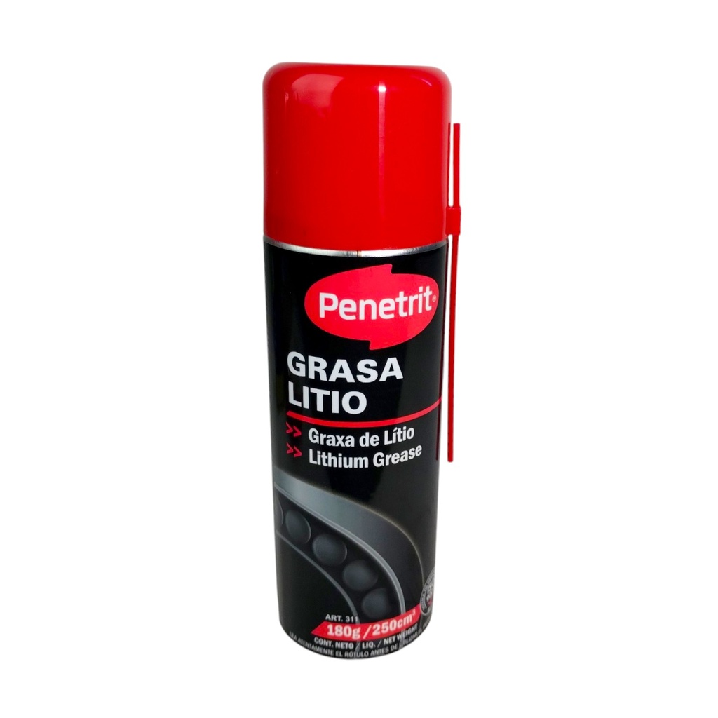 Grasa De Litio Roja En Aerosol