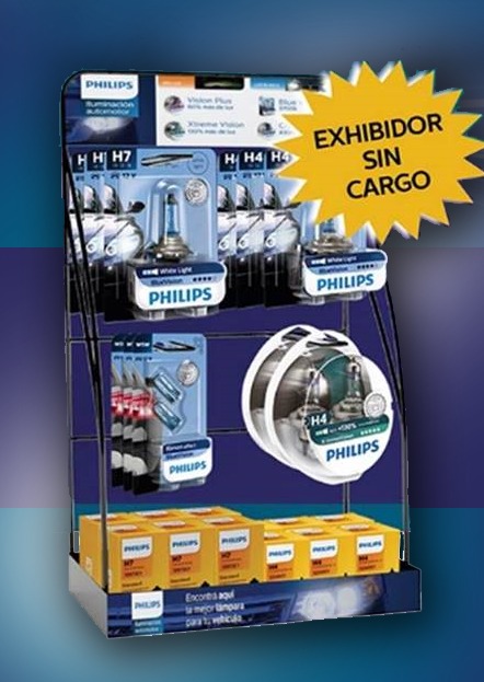 Conjunto Exhibidor Y Lamparas
