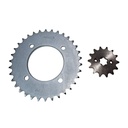 Kit Piñon Y Corona Para Motos