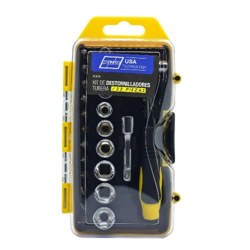 [HET36449] Kit Destornillador Y Tubos