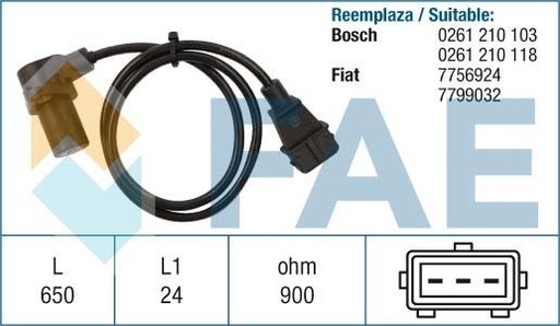 [FAE79057] Sensor De Rpm