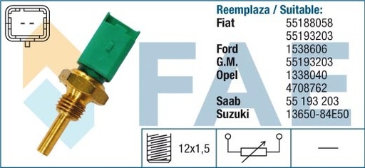 [FAE33700] Sensor De Temperatura
