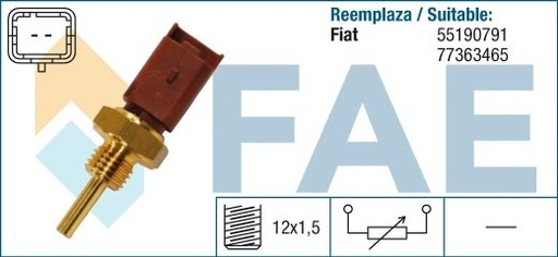 [FAE33704] Sensor De Temperatura