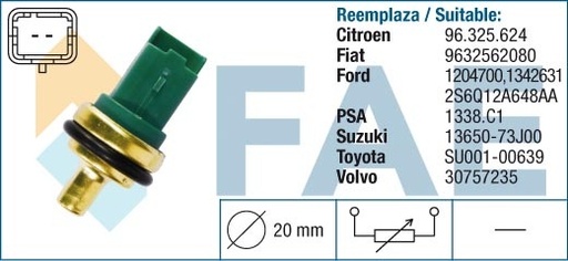 [FAE33706] Sensor De Temperatura