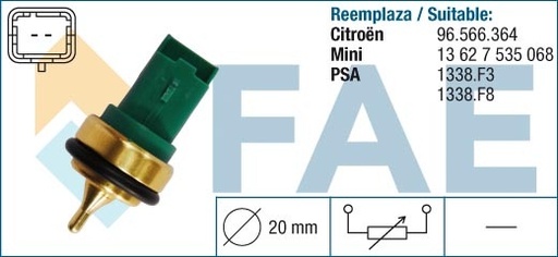 [FAE33707] Sensor De Temperatura