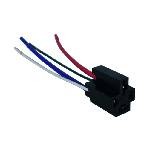 [AU10295] Ficha Para Relay Universal 4 Vias
