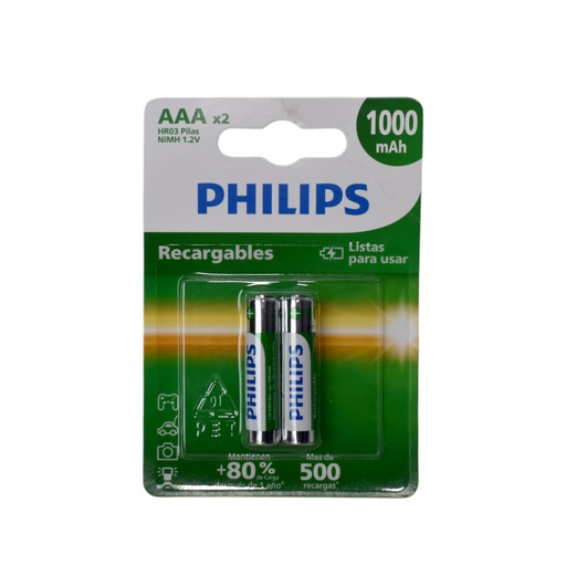 [PHR03B2RTU10] Pila Recargable