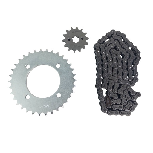 [HEHON1434428CC] Kit Piñon Y Corona Con Cadena Para Motos