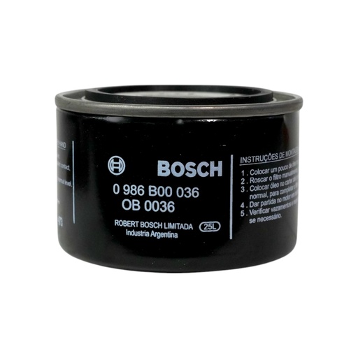 [0986B00036] Filtro De Aceite