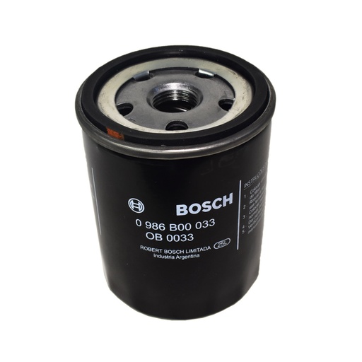 [0986B00033] Filtro De Aceite