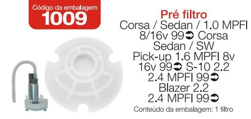 [CRIS1009] Prefiltro De Bomba De Combustible