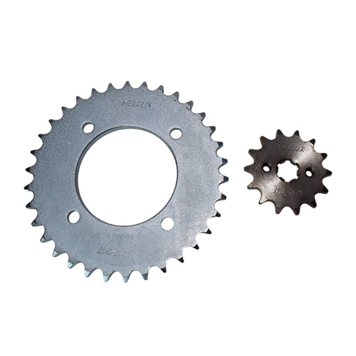 [HEHON1434428] Kit Piñon Y Corona Para Motos