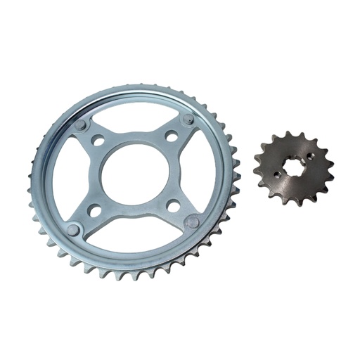 [HEHON1643428] Kit Piñon Y Corona Para Motos