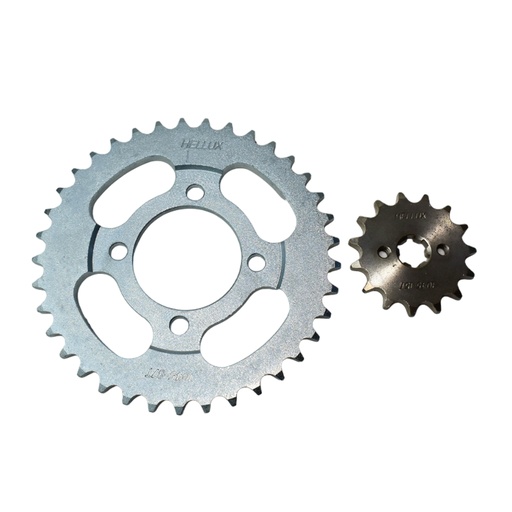 [HEHON1537428] Kit Piñon Y Corona Para Motos
