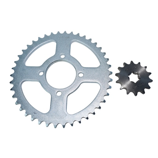 [HESUZ1442428AX] Kit Piñon Y Corona Para Motos