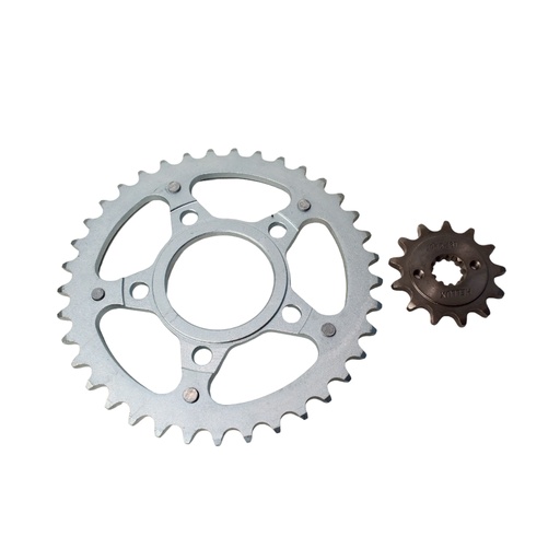 [HEHON1337520] Kit Piñon Y Corona Para Motos