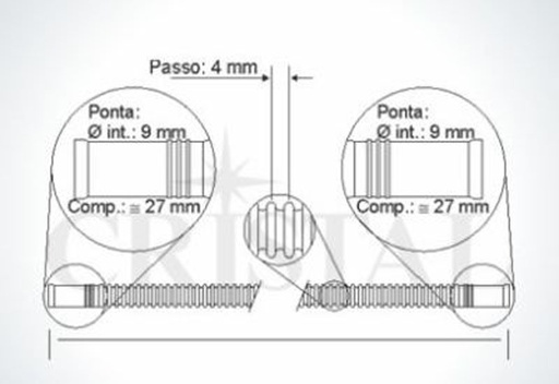 [CRIS1324] Manguera Corrugada Plastica
