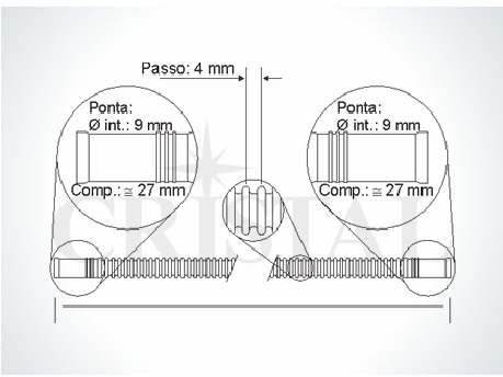 [CRIS1325] Manguera Corrugada Plastica