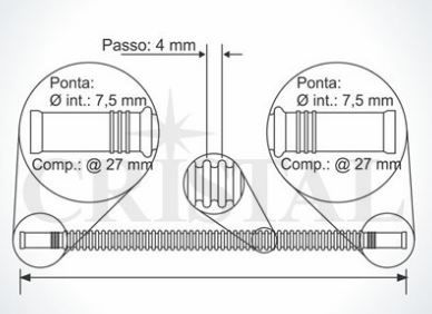 [CRIS1351] Manguera Corrugada Plastica